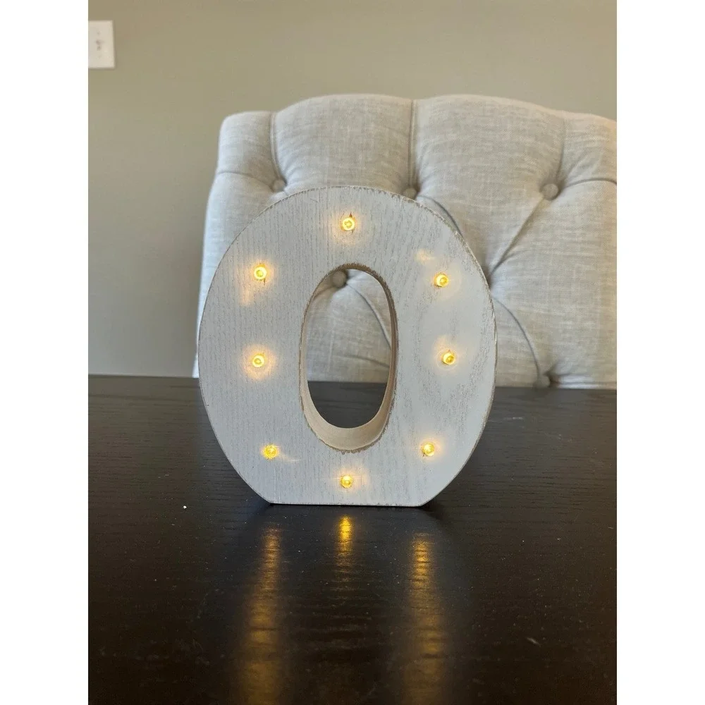 Light Up Wooden Letter 